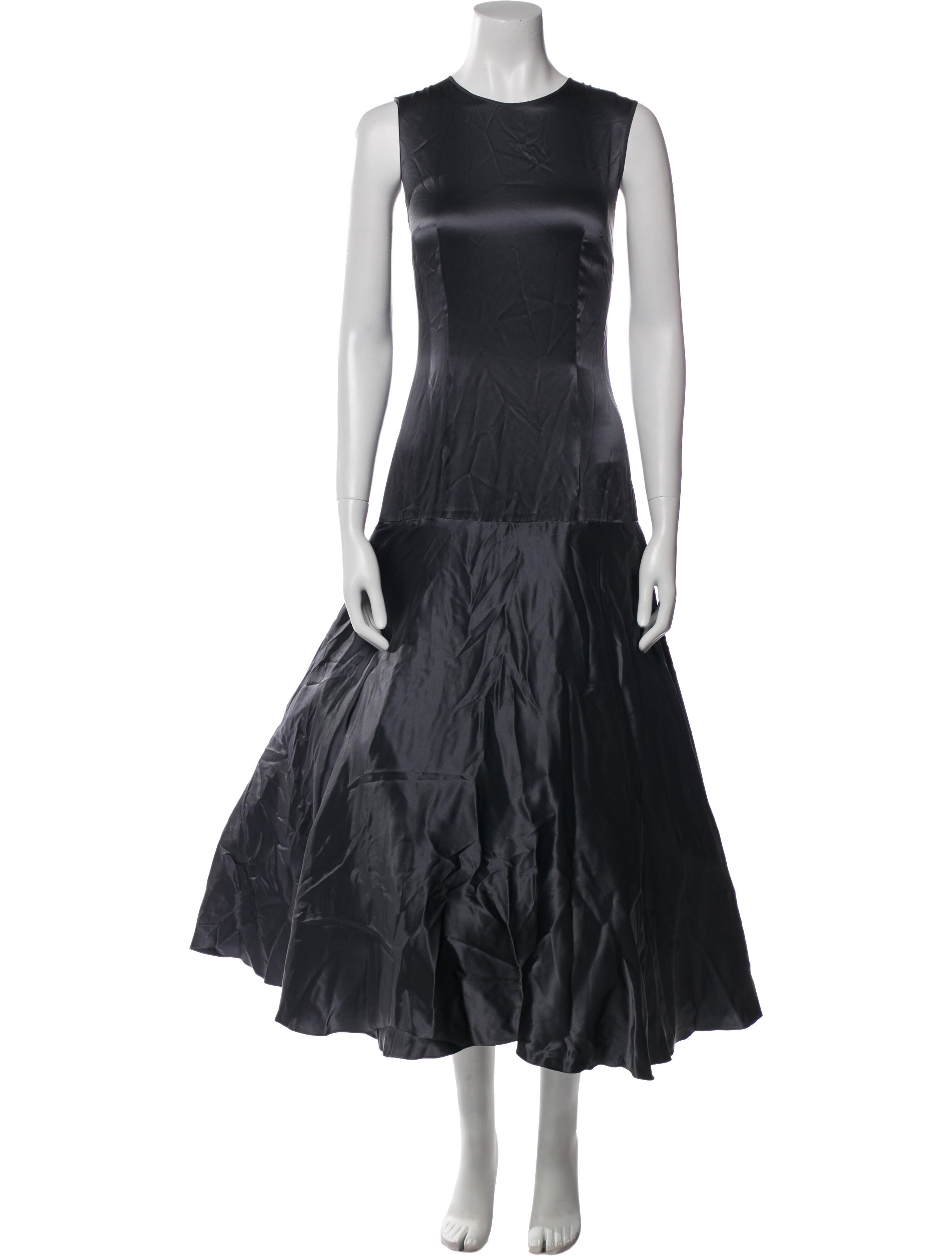 Morgane Le Fay Silk Midi Length Dress