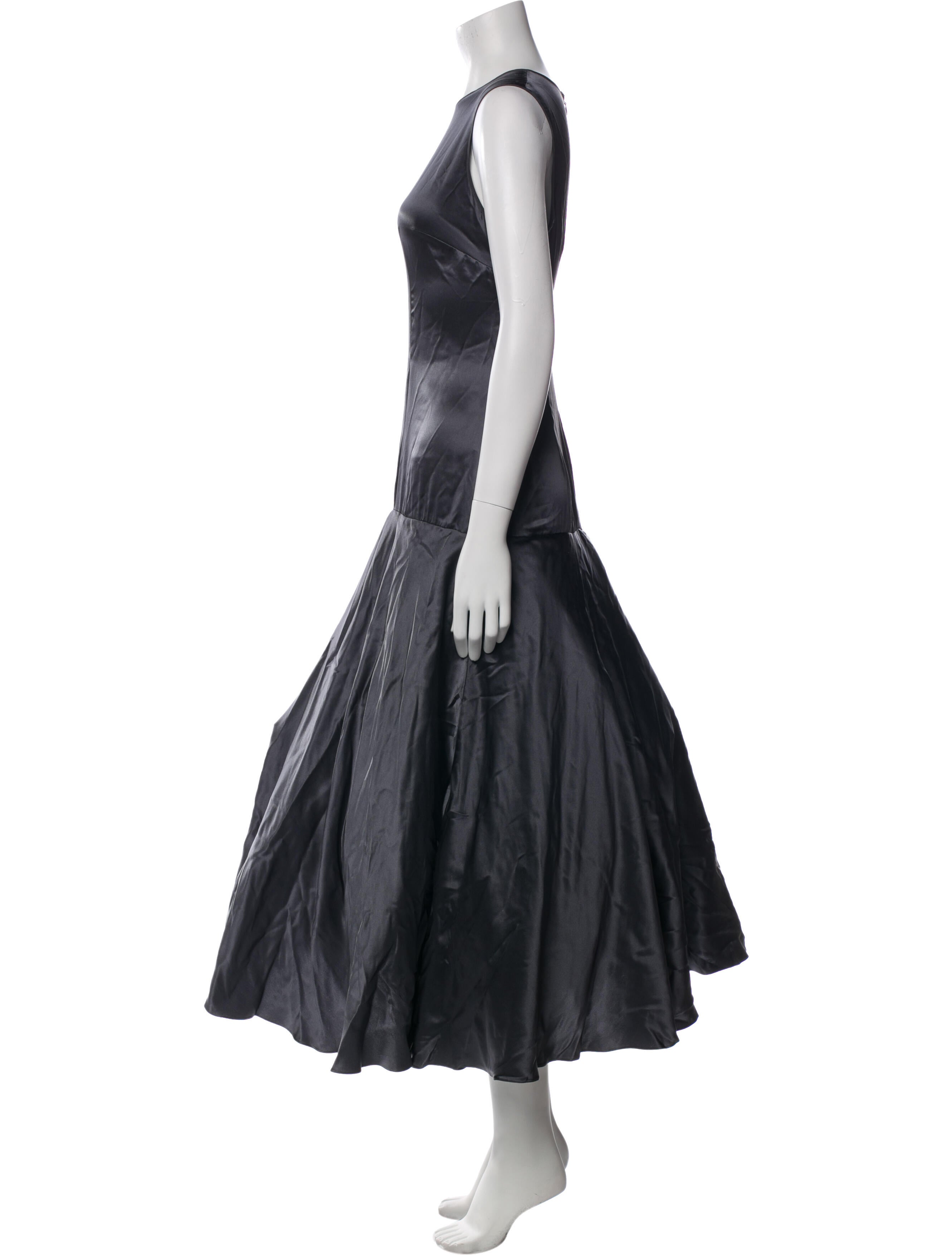 Morgane Le Fay Silk Midi Length Dress