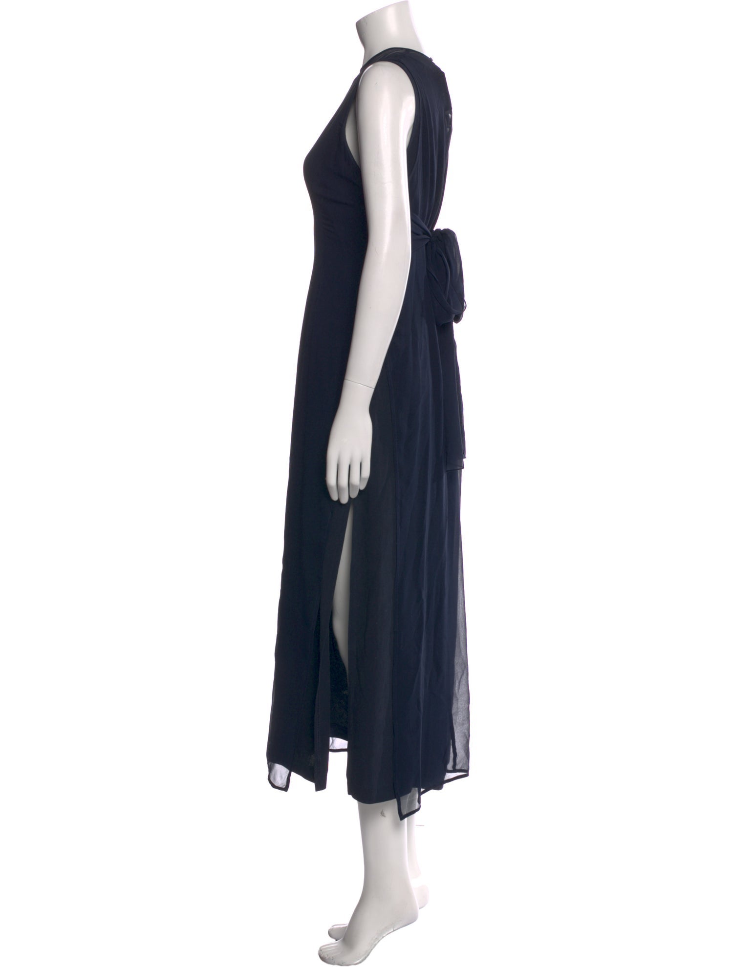 Morgane Le Fay Crew Neck Long Dress