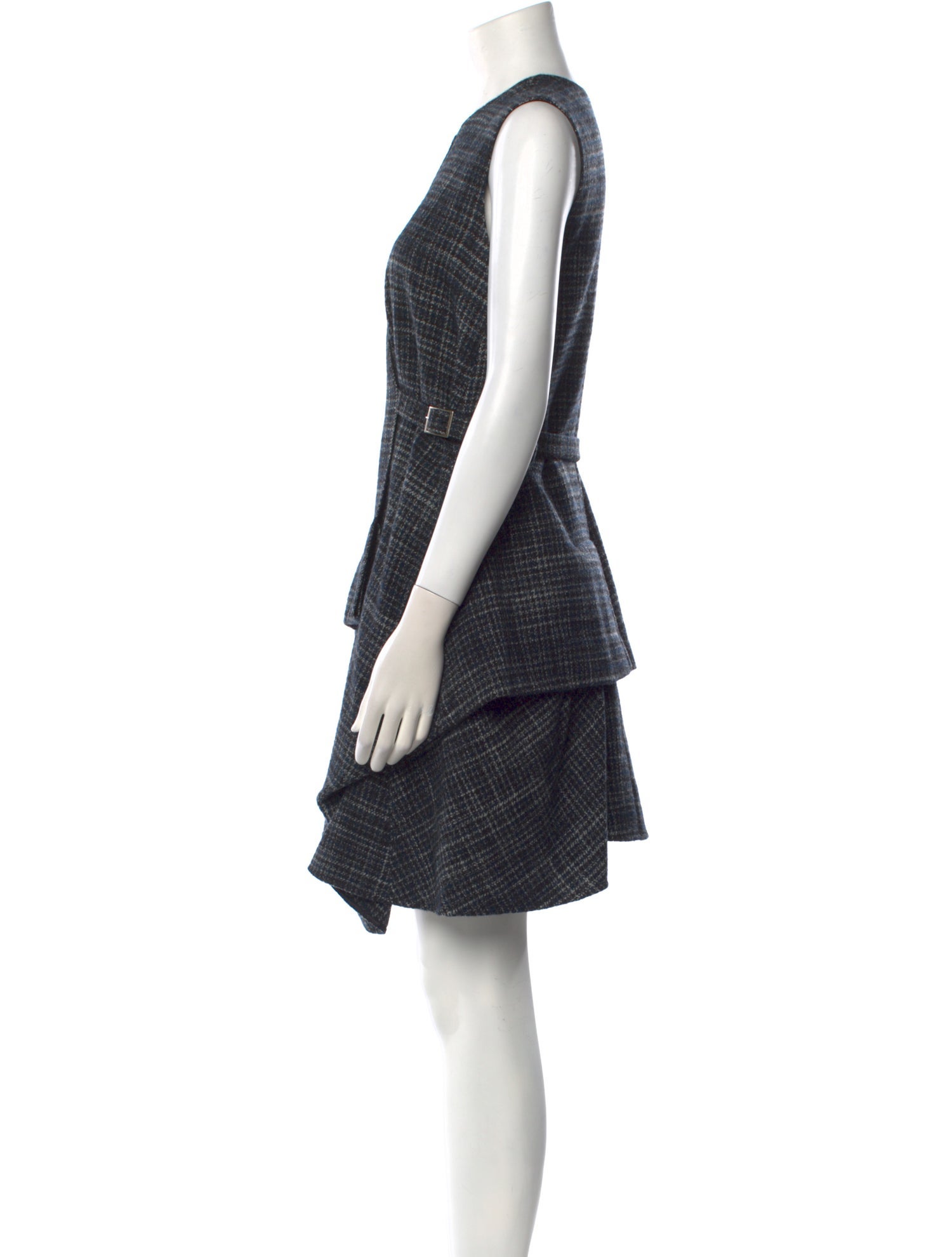Morgane Le Fay Wool Mini Dress