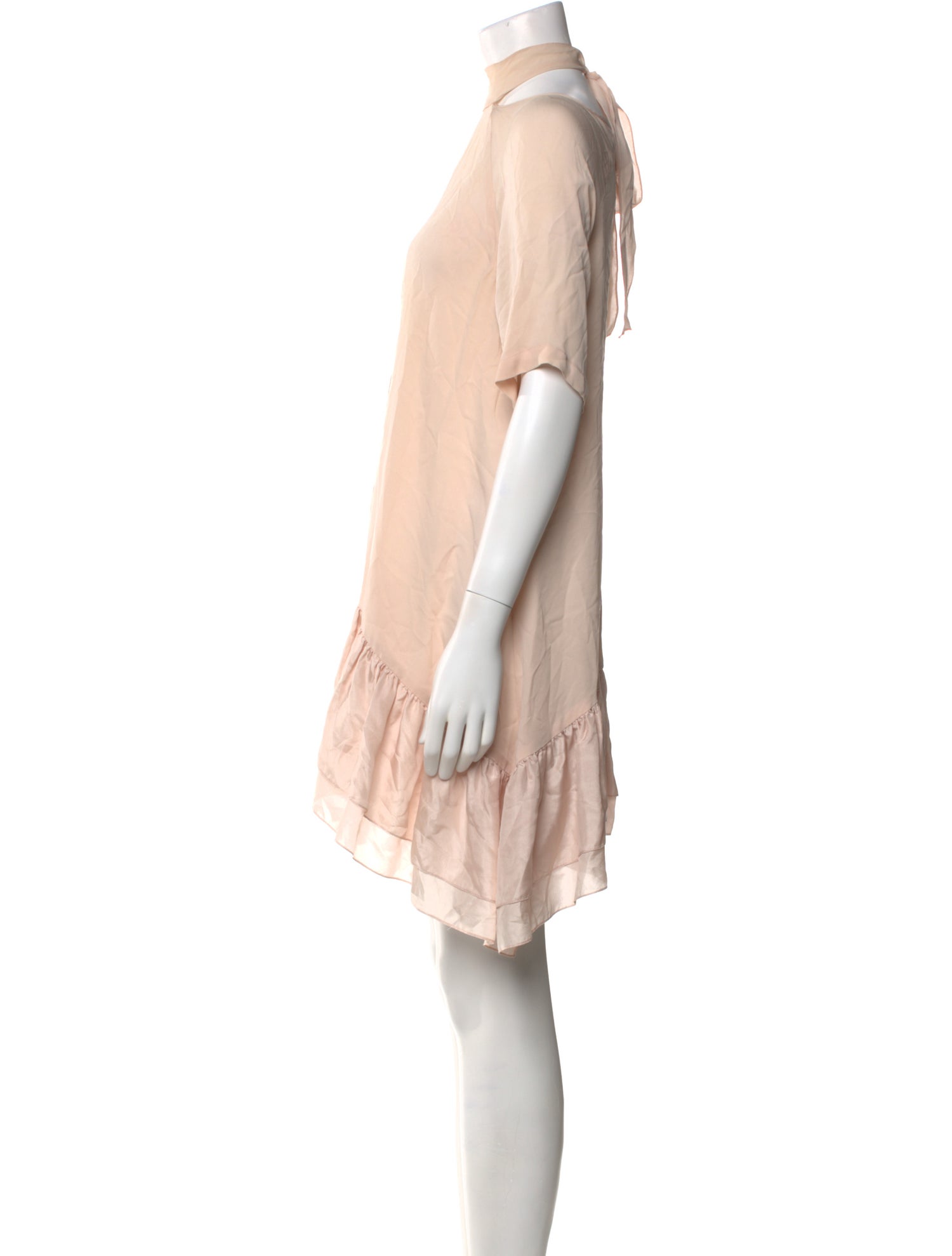 Morgane Le Fay Silk Mini Dress