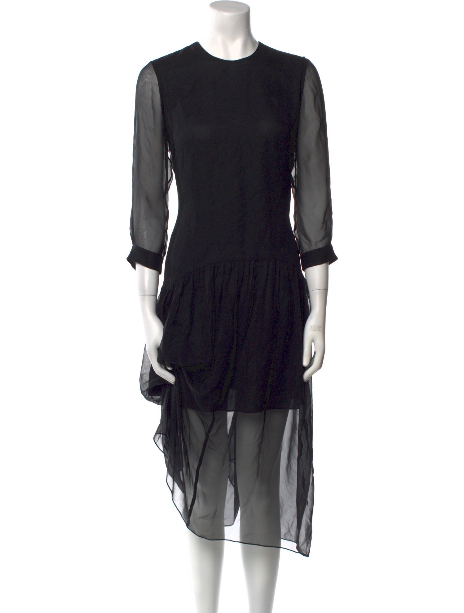 Morgane Le Fay Silk Midi Length Dress