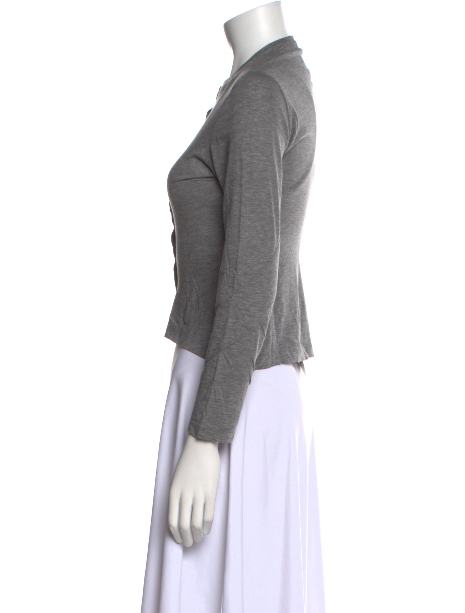 Morgane Le Fay Crew Neck Three-Quarter Sleeve Top