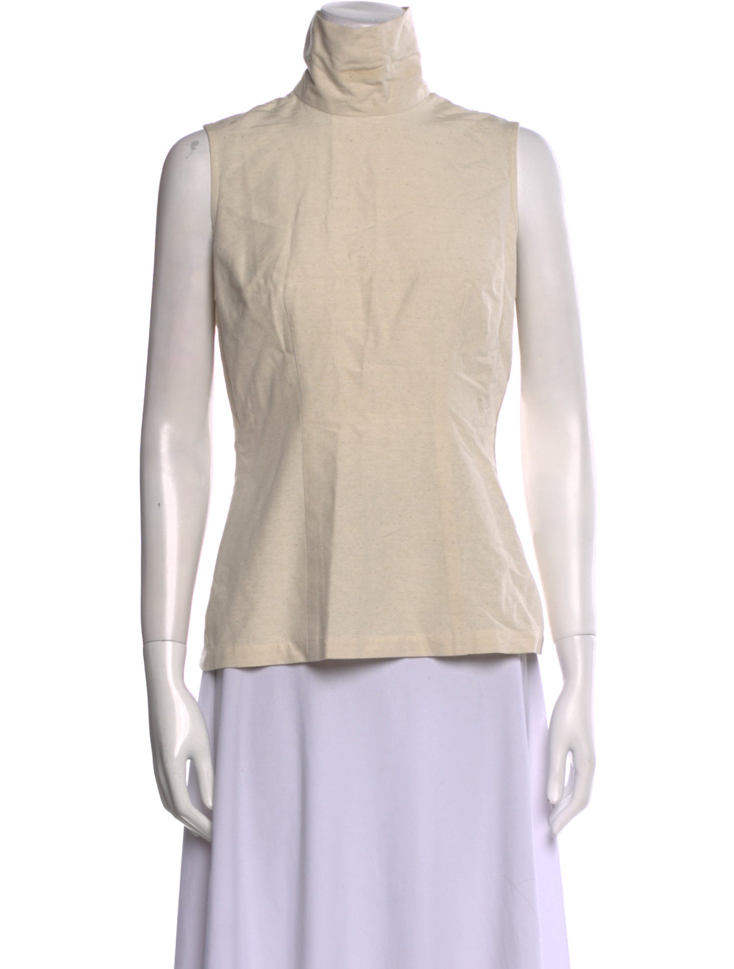 Morgane Le Fay Silk Turtleneck Top