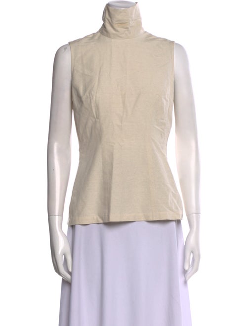 Morgane Le Fay Silk Turtleneck Top