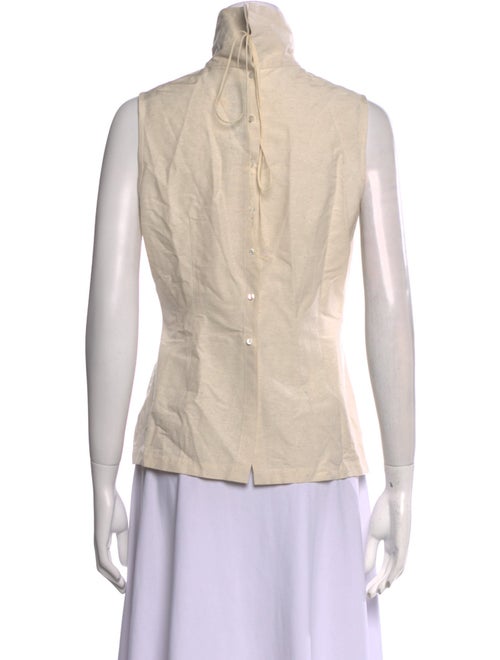 Morgane Le Fay Silk Turtleneck Top