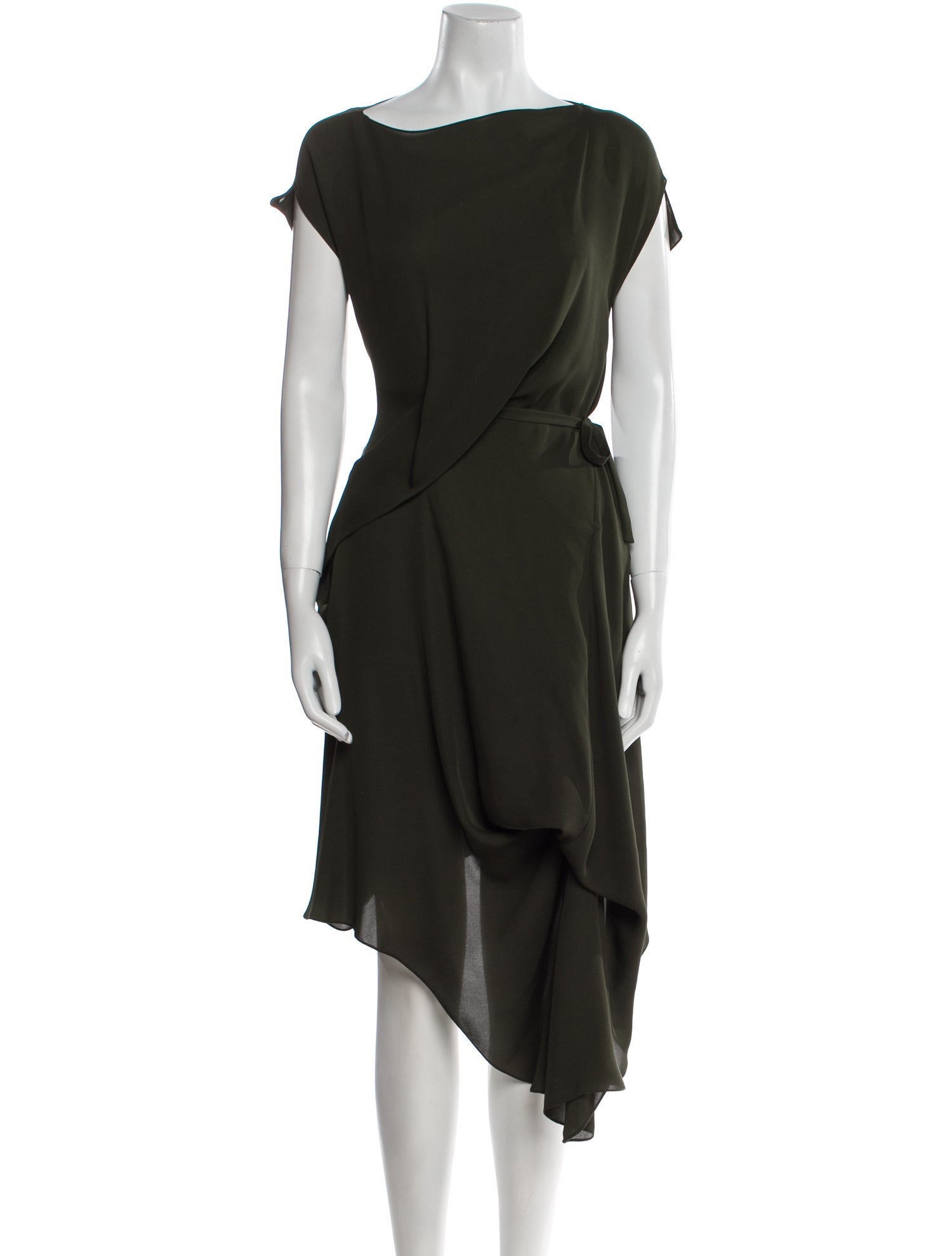 Morgane Le Fay Silk Midi Length Dress