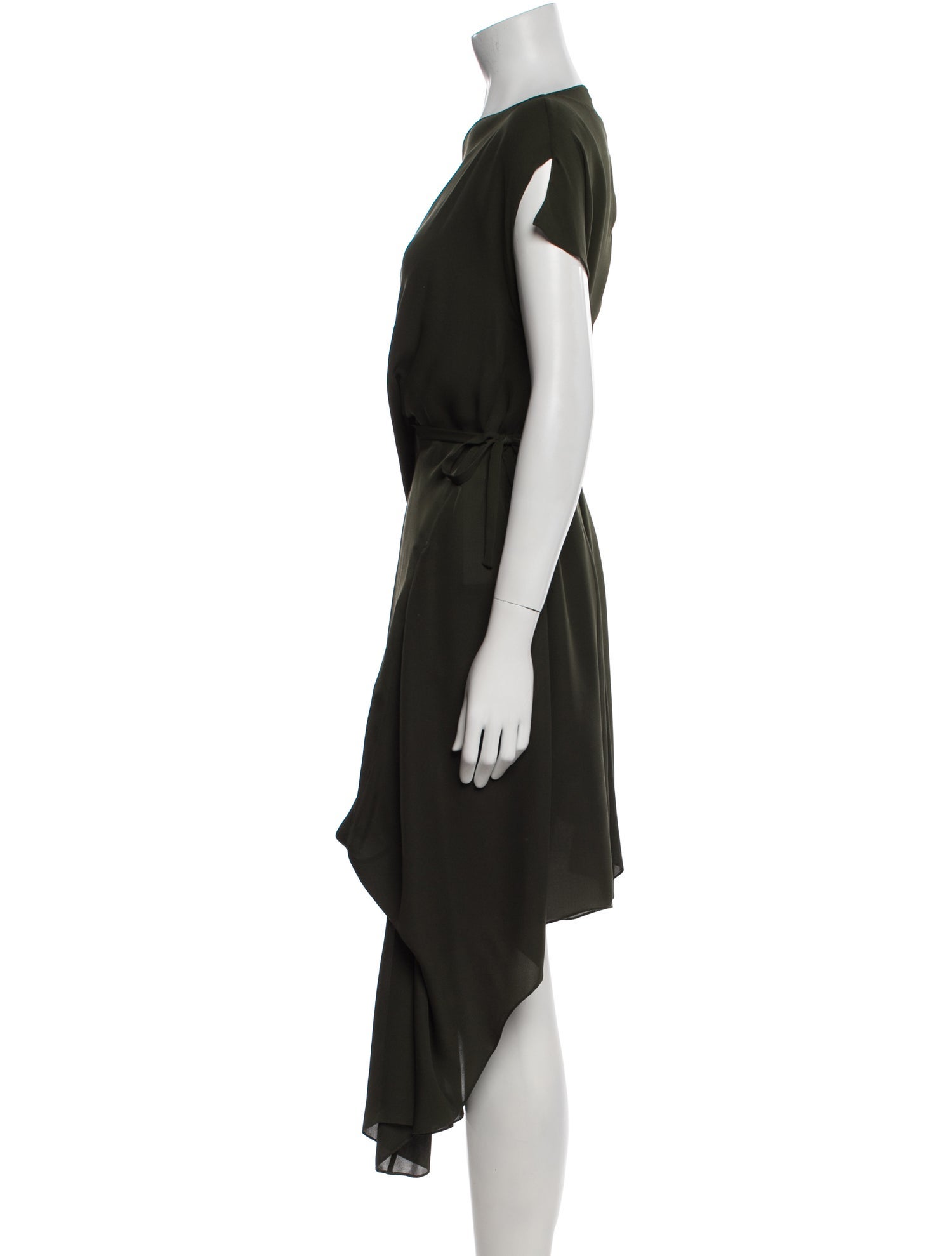 Morgane Le Fay Silk Midi Length Dress