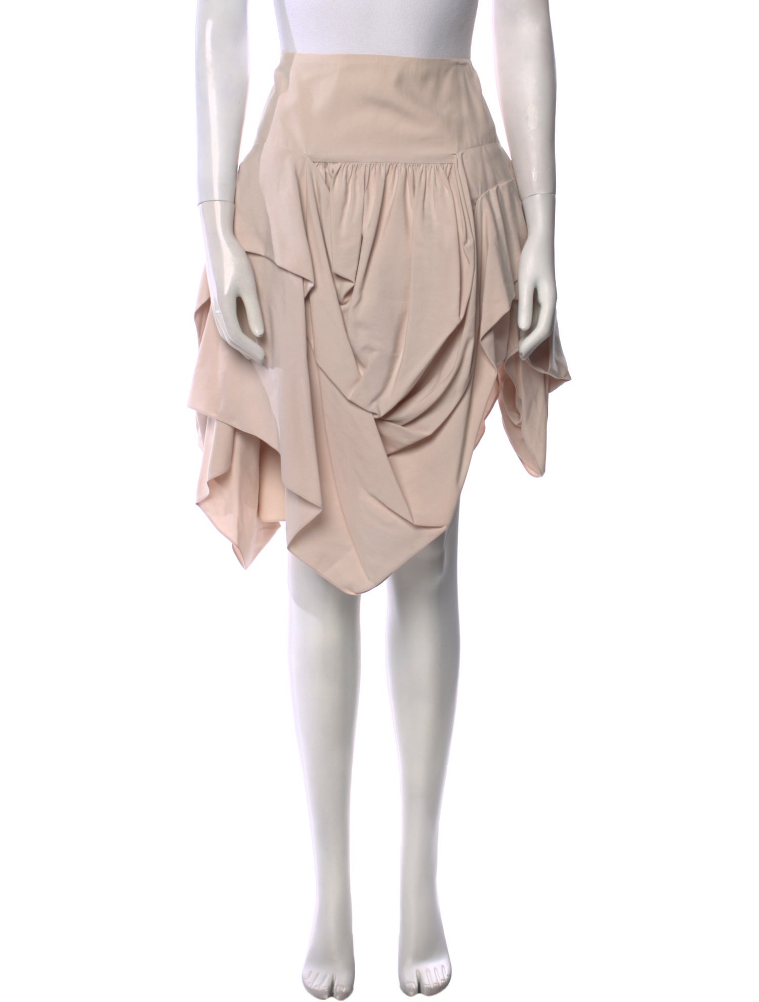 Morgane Le Fay Silk Knee-Length Skirt