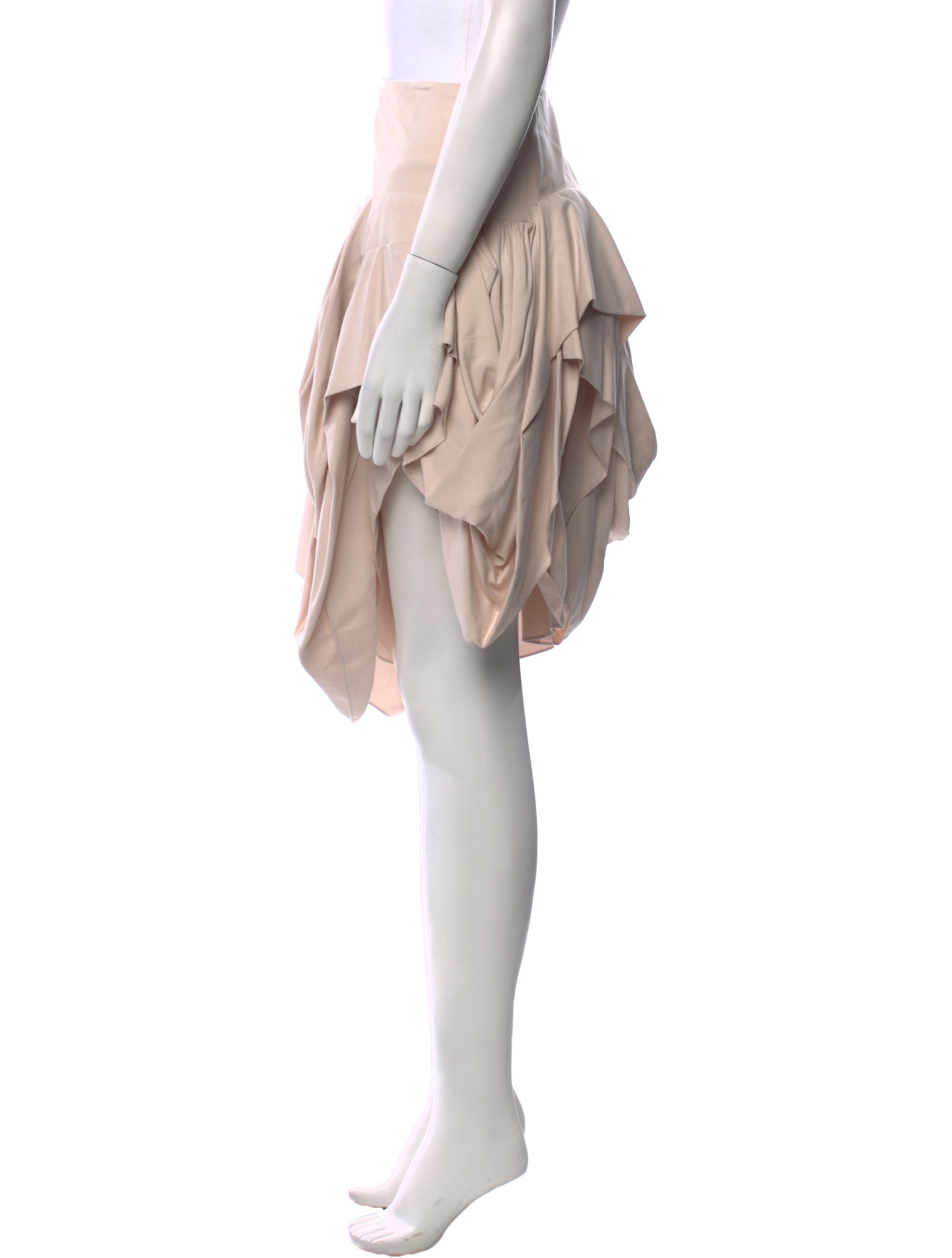 Morgane Le Fay Silk Knee-Length Skirt