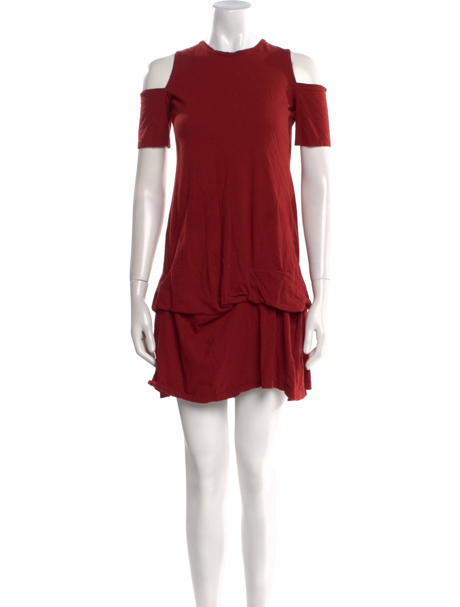 Morgane Le Fay Crew Neck Mini Dress