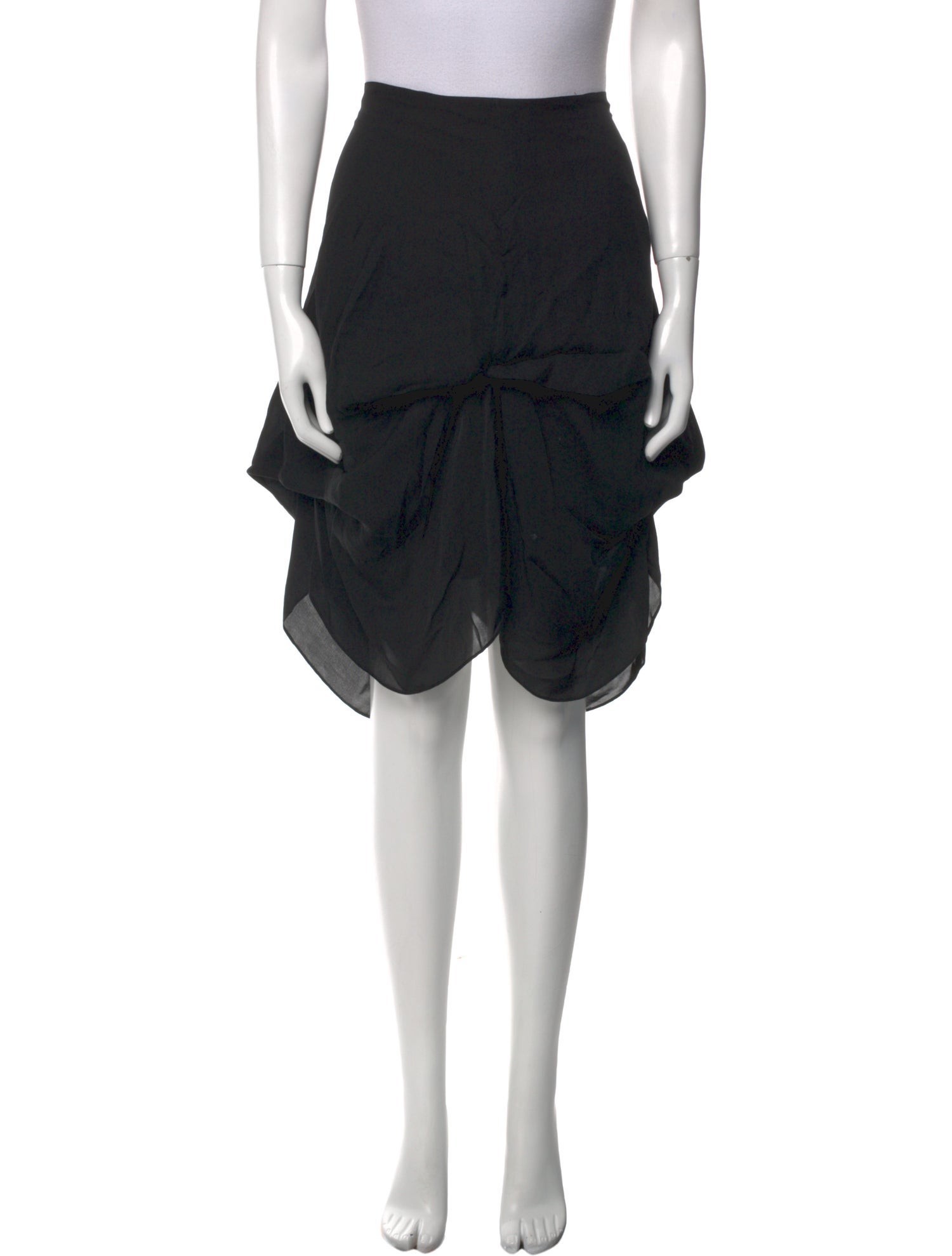 Morgane Le Fay Silk Knee-Length Skirt