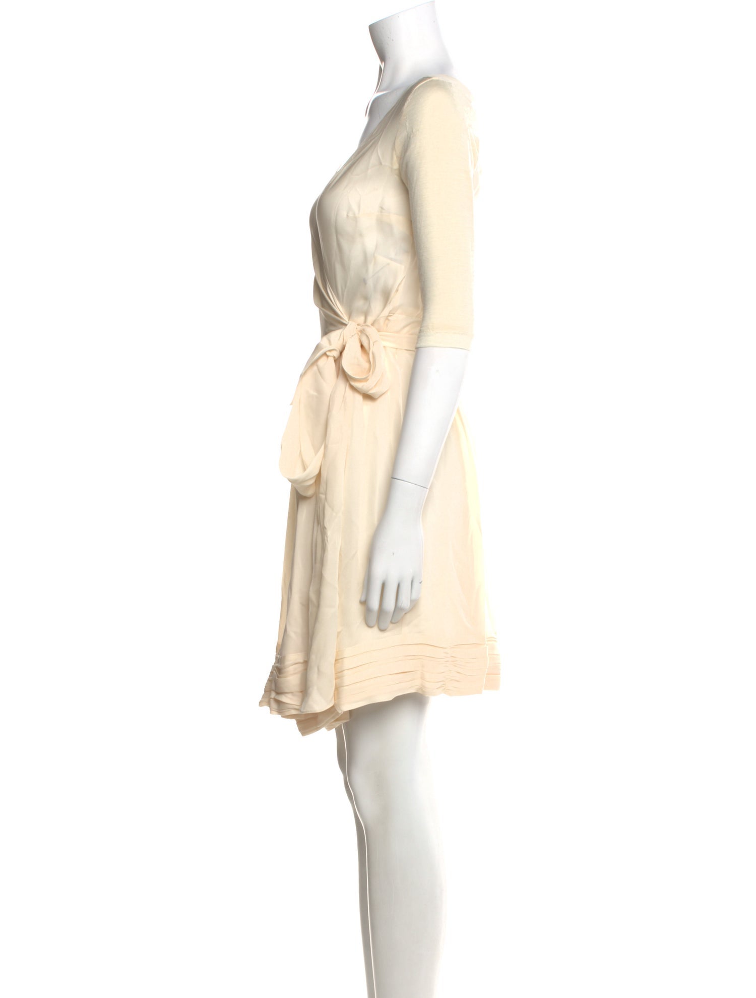 Morgane Le Fay Silk Knee-Length Dress