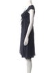Morgane Le Fay V-Neck Knee-Length Dress
