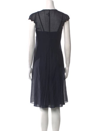 Morgane Le Fay V-Neck Knee-Length Dress