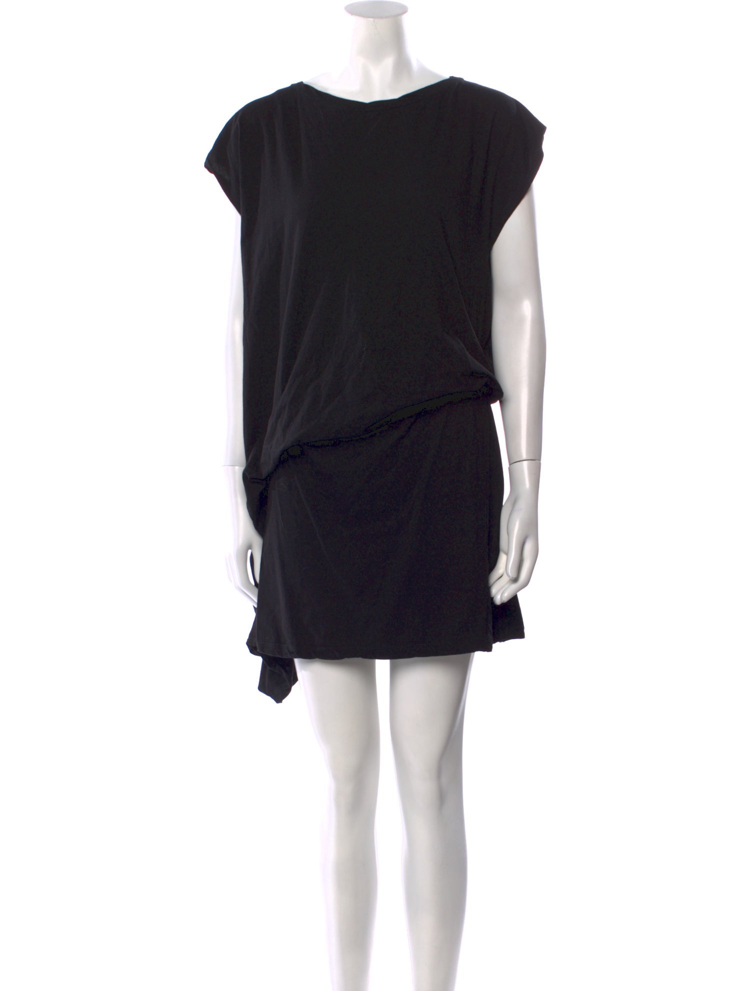 Morgane Le Fay Bateau Neckline Mini Dress