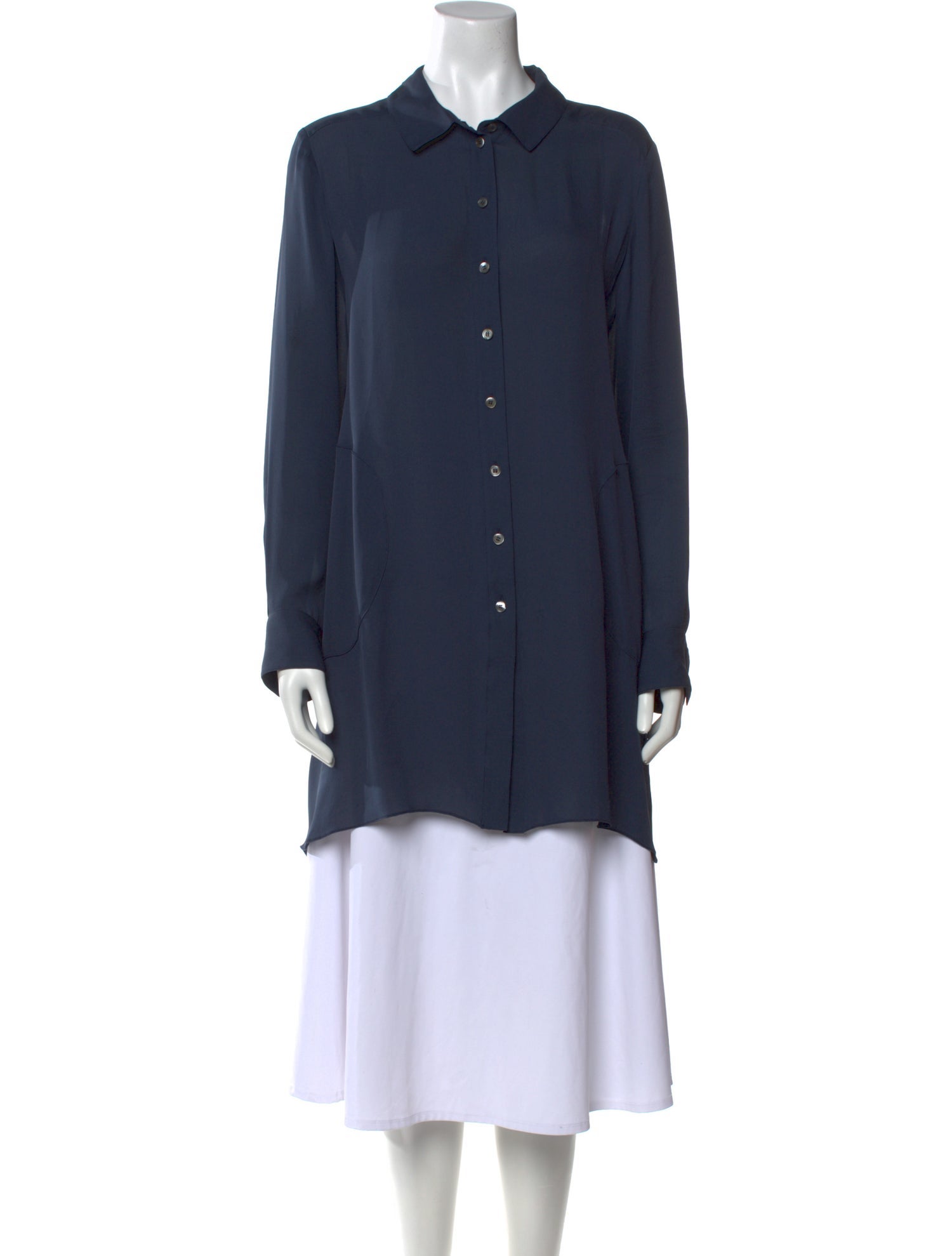 Morgane Le Fay Silk Long Sleeve Tunic