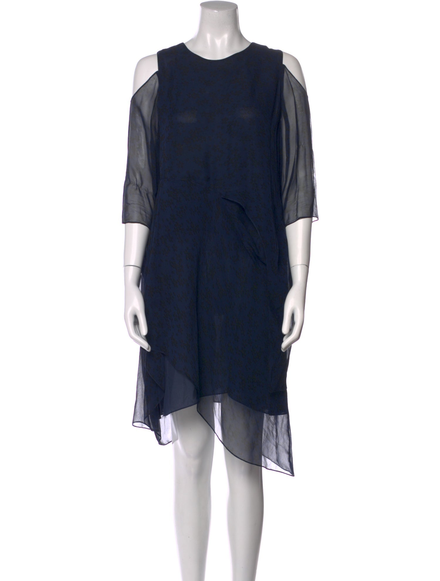 Morgane Le Fay Silk Knee-Length Dress