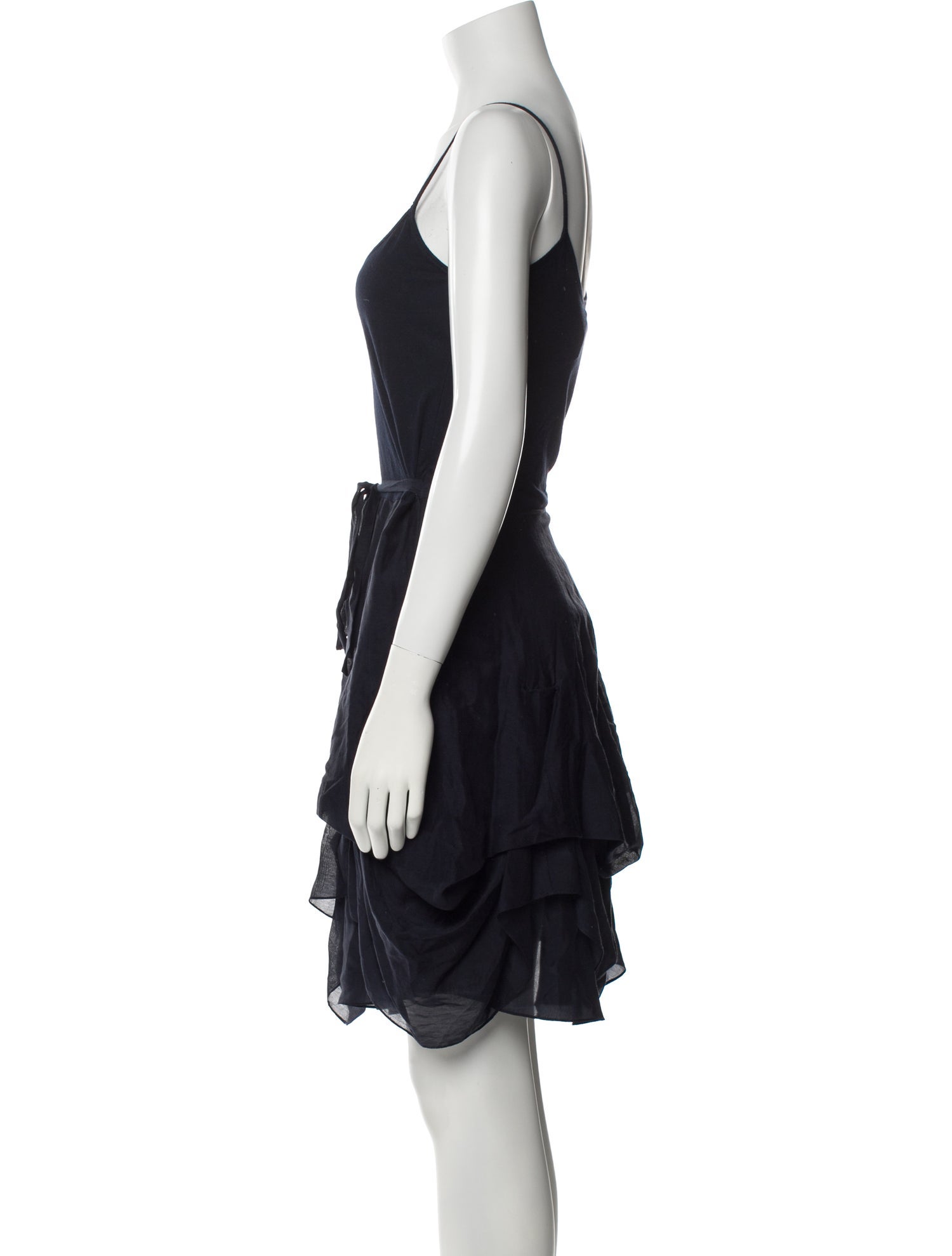 Morgane Le Fay Scoop Neck Mini Dress