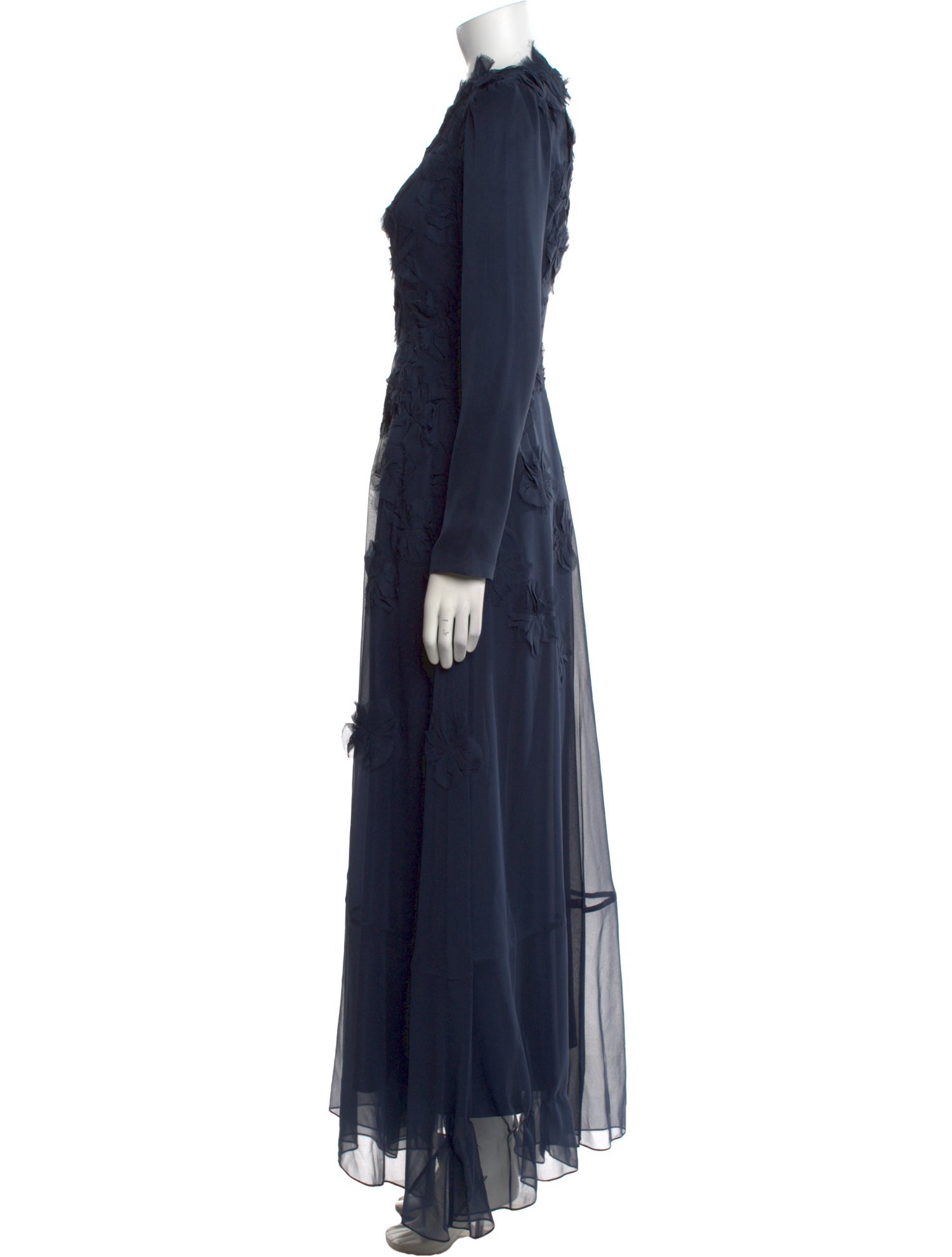Morgane Le Fay Silk Long Dress
