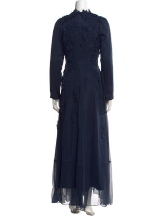 Morgane Le Fay Silk Long Dress