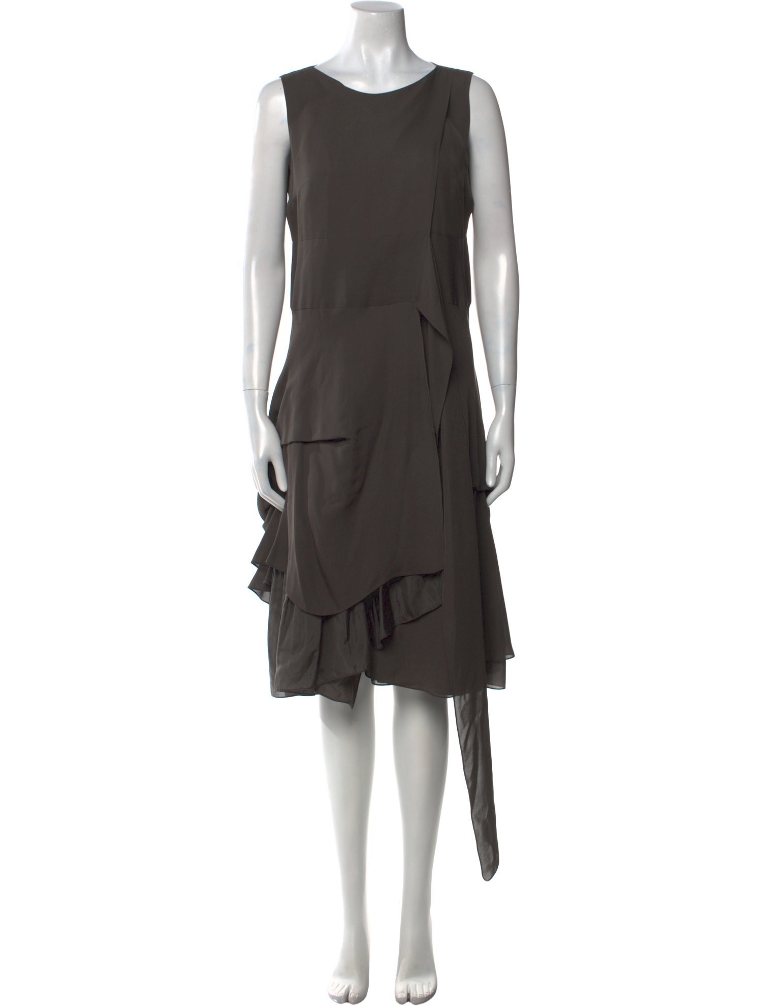 Morgane Le Fay Silk Midi Length Dress