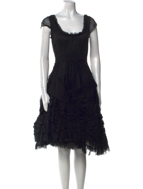 Morgane Le Fay Silk Knee-Length Dress