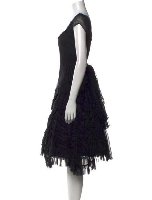 Morgane Le Fay Silk Knee-Length Dress