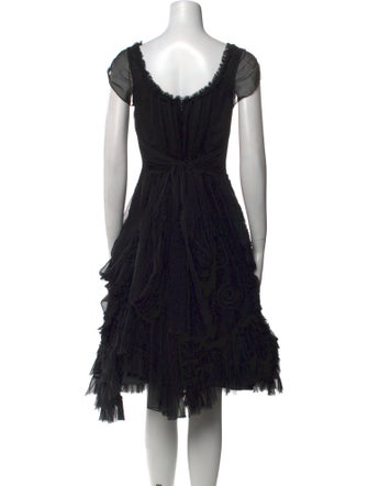 Morgane Le Fay Silk Knee-Length Dress