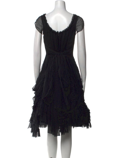 Morgane Le Fay Silk Knee-Length Dress