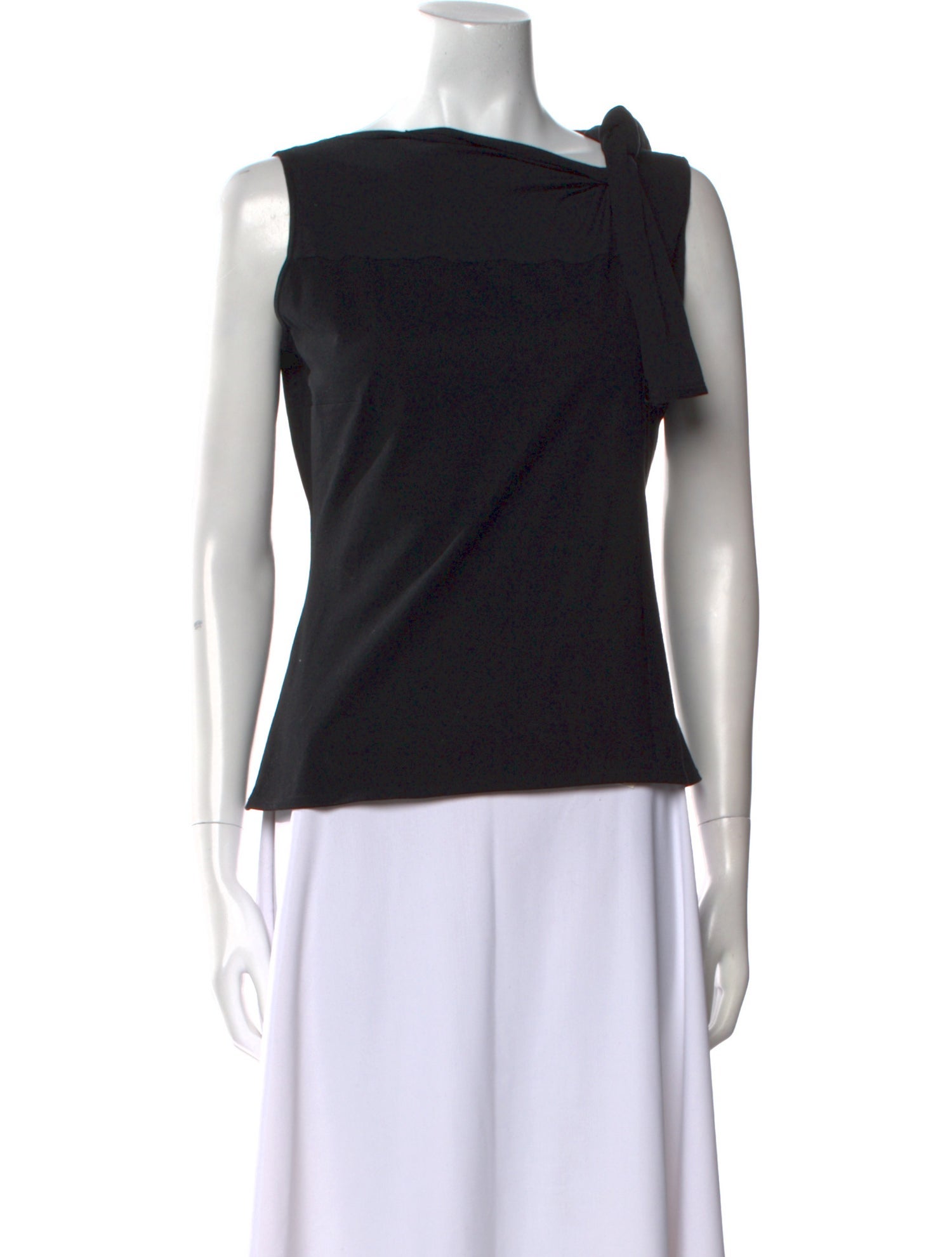 Morgane Le Fay One-Shoulder Sleeveless Top