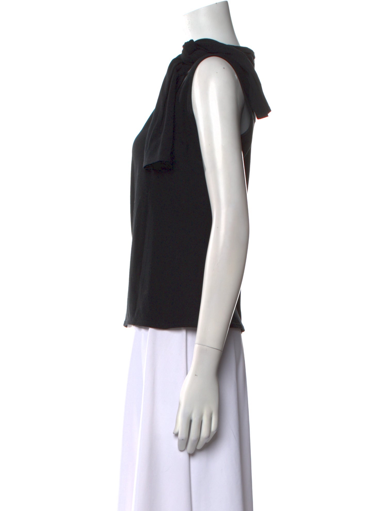 Morgane Le Fay One-Shoulder Sleeveless Top