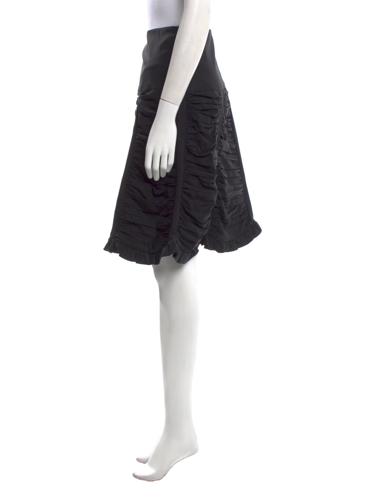 Morgane Le Fay Wool Knee-Length Skirt