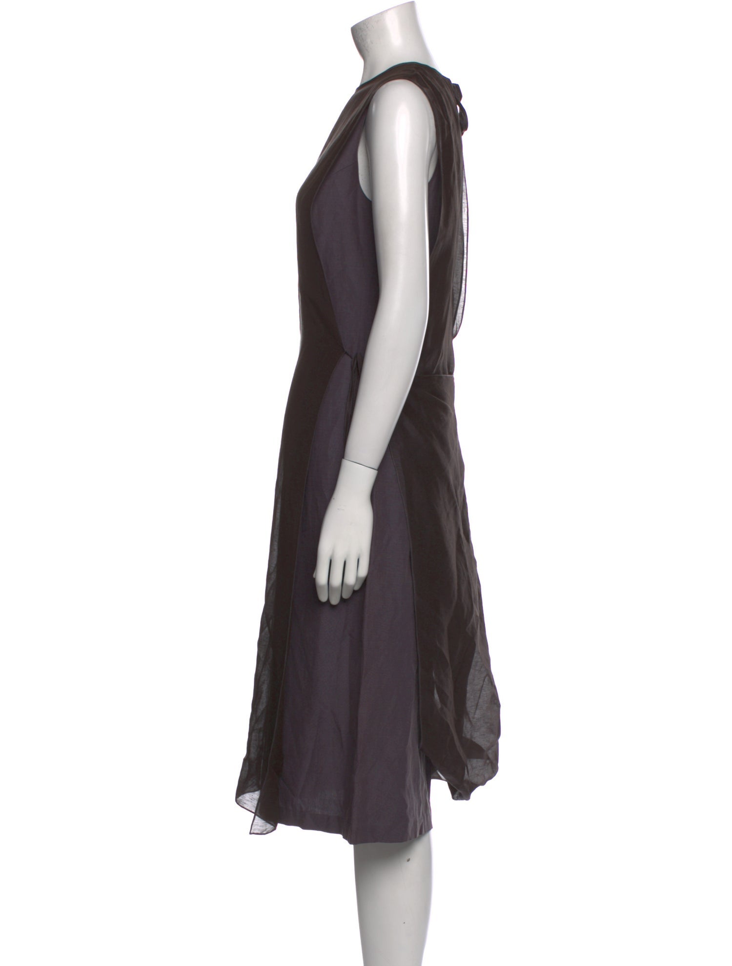 Morgane Le Fay Silk Midi Length Dress