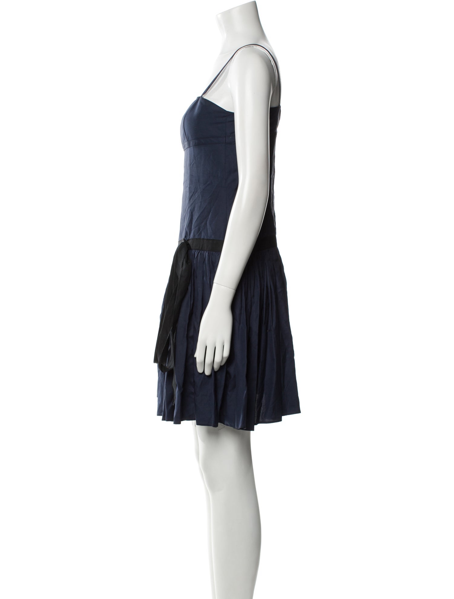 Morgane Le Fay Square Neckline Mini Dress