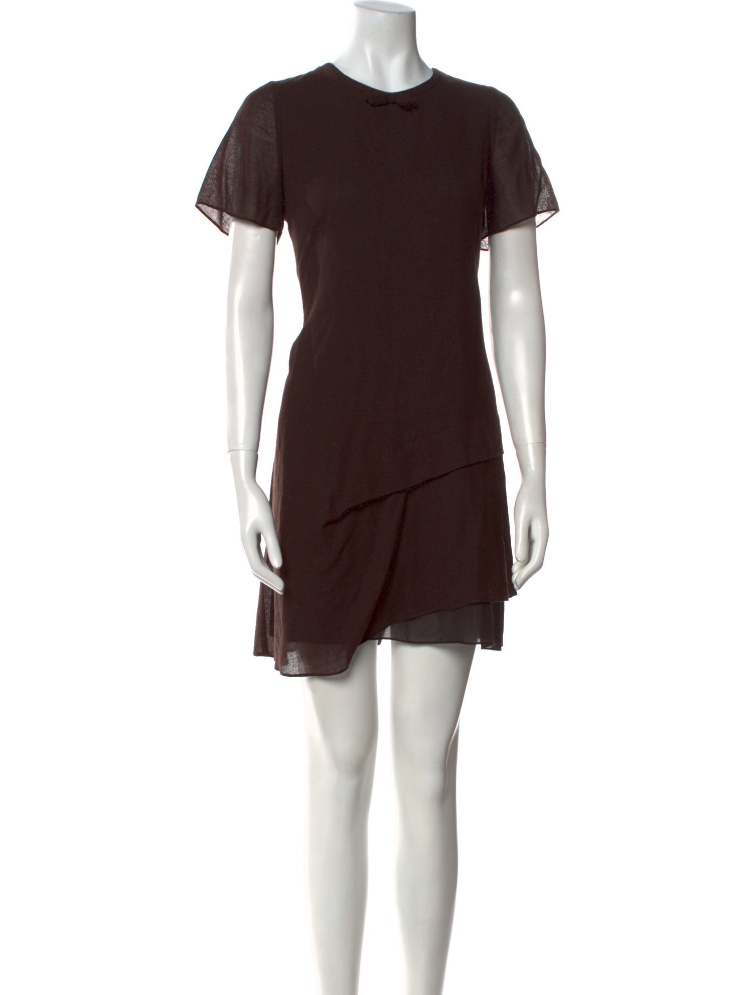Morgane Le Fay Crew Neck Mini Dress