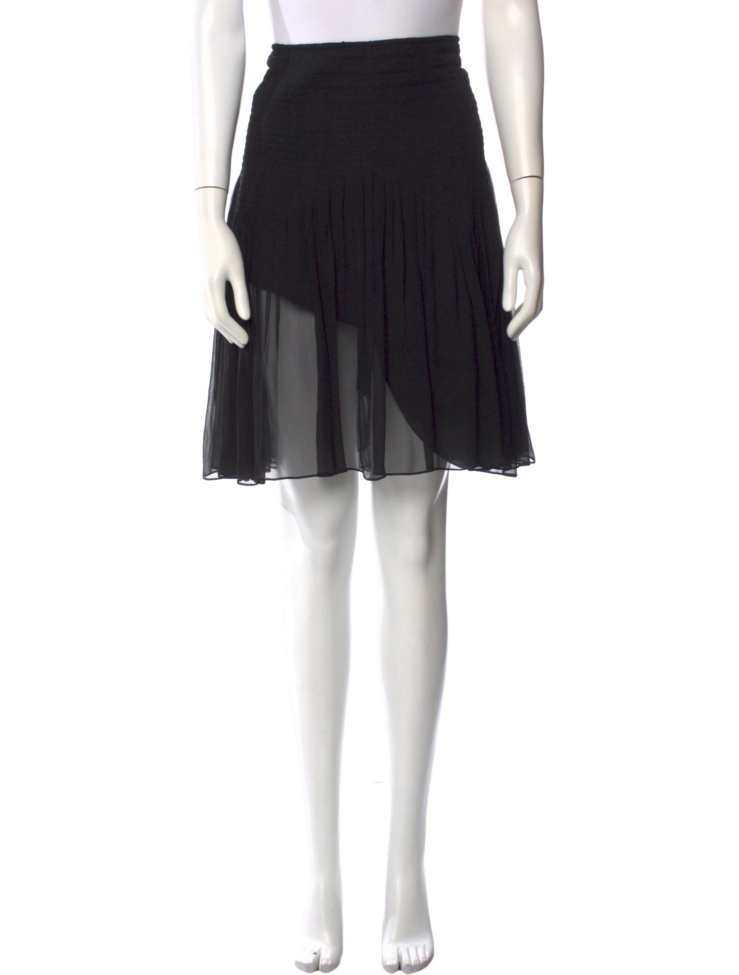 Morgane Le Fay Silk Knee-Length Skirt
