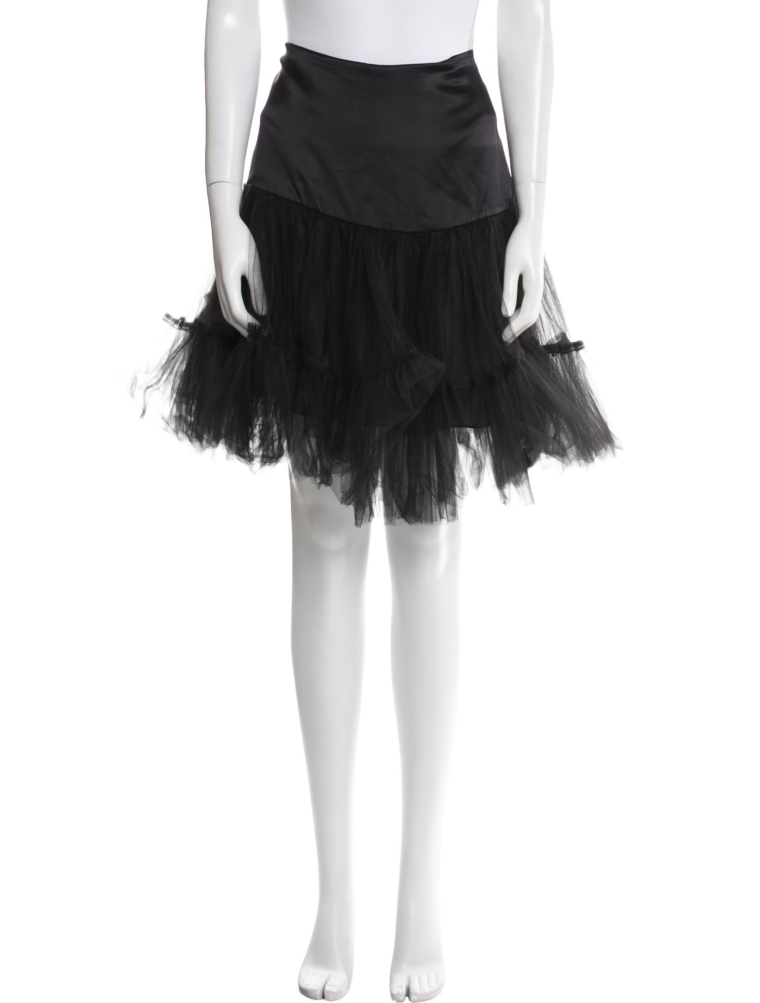 Morgane Le Fay Silk Knee-Length Skirt