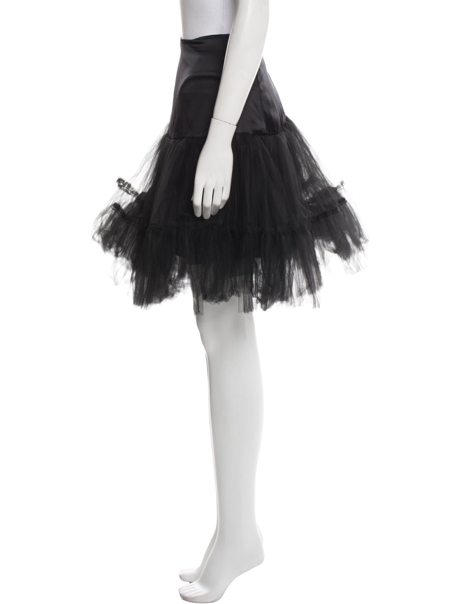 Morgane Le Fay Silk Knee-Length Skirt