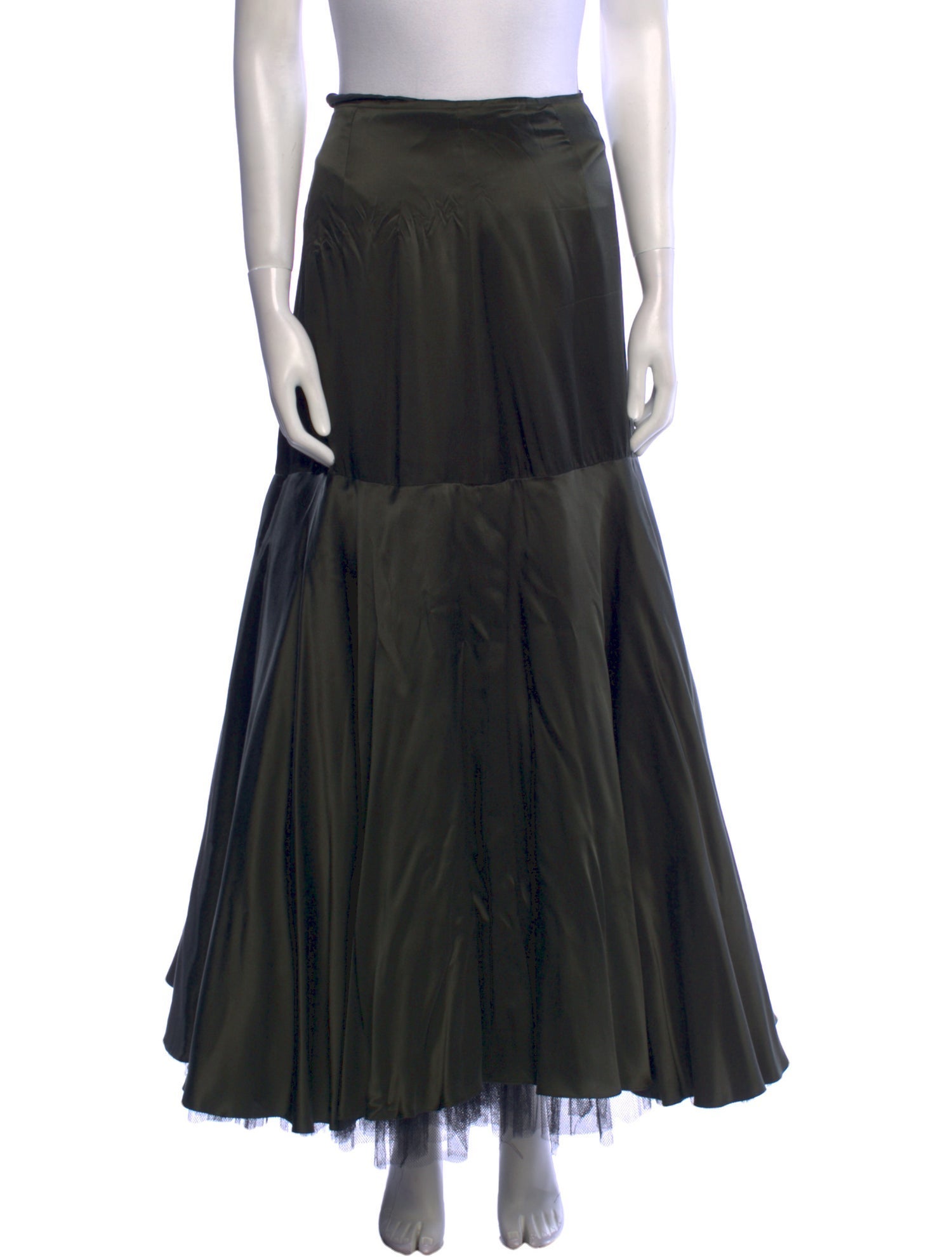 Morgane Le Fay Silk Midi Length Skirt