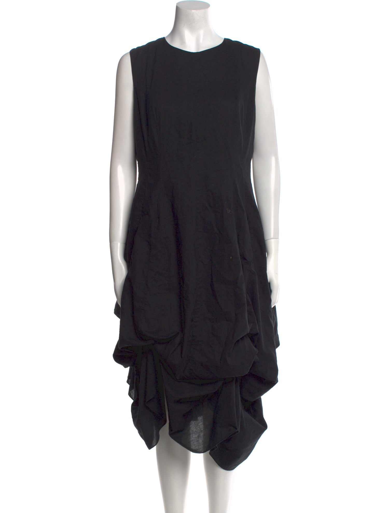 Morgane Le Fay Crew Neck Midi Length Dress