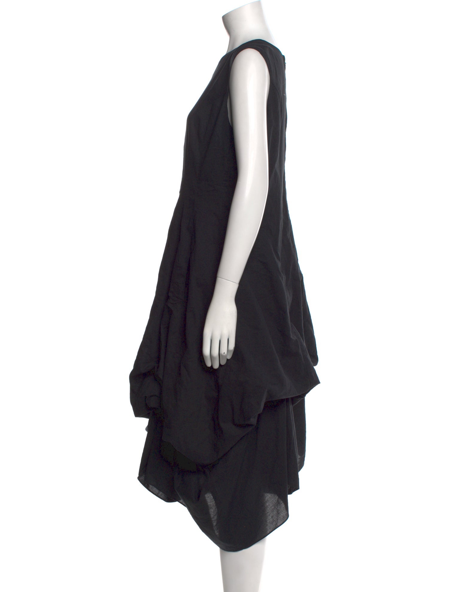 Morgane Le Fay Crew Neck Midi Length Dress