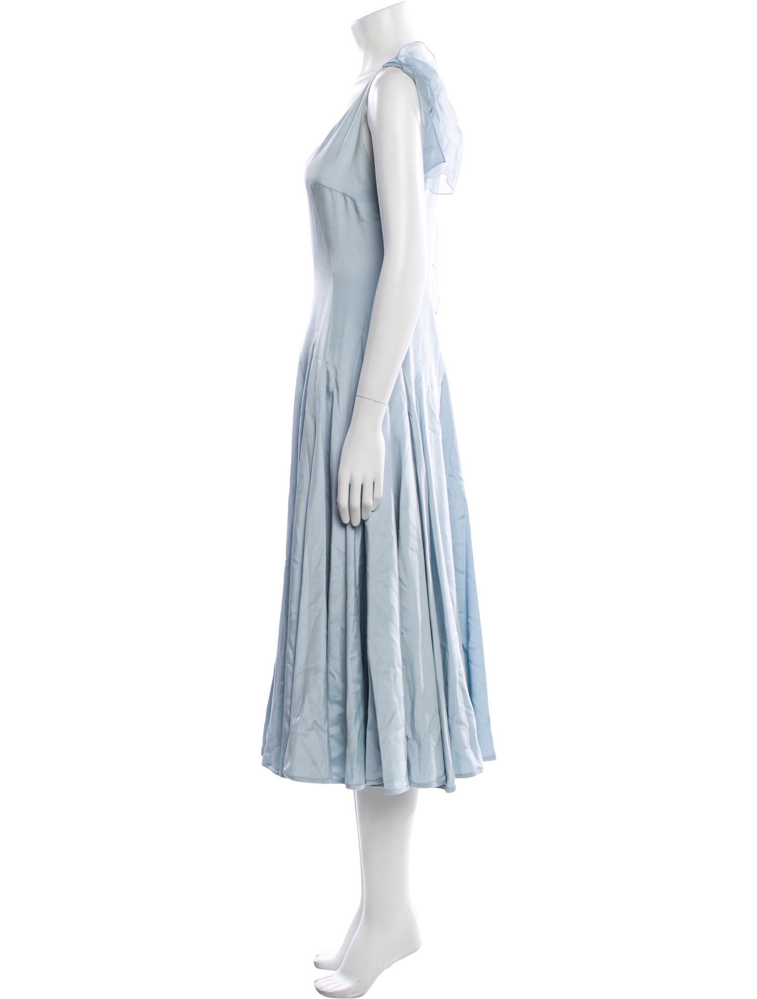 Morgane Le Fay Silk Midi Length Dress