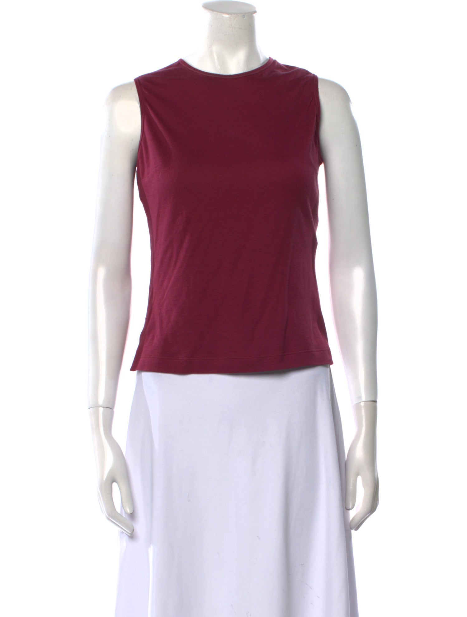 Morgane Le Fay Crew Neck Sleeveless Top