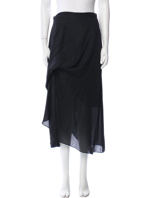 Morgane Le Fay Silk Midi Length Skirt