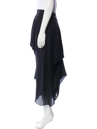 Morgane Le Fay Silk Midi Length Skirt