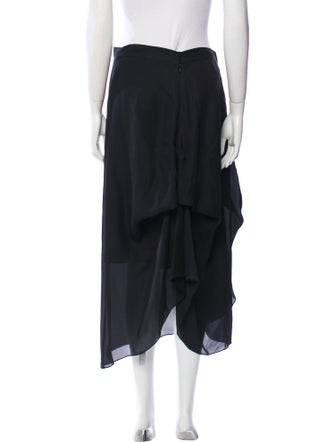 Morgane Le Fay Silk Midi Length Skirt