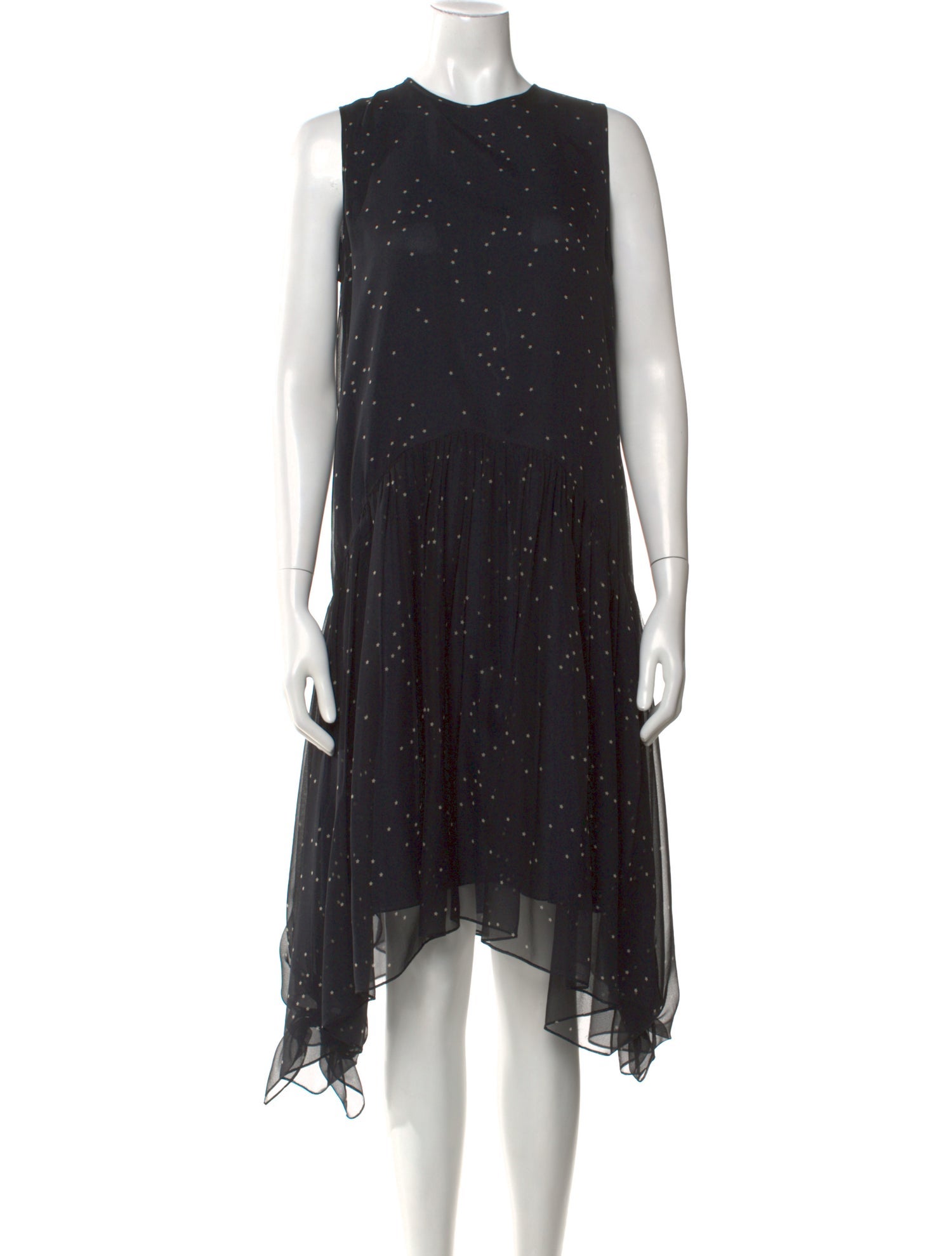 Morgane Le Fay Silk Midi Length Dress