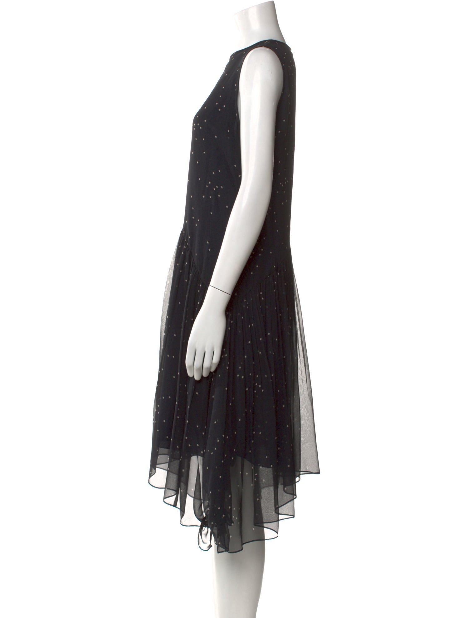 Morgane Le Fay Silk Midi Length Dress