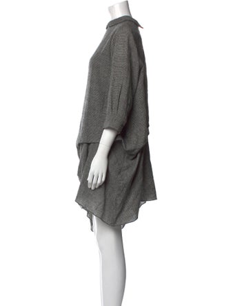 Morgane Le Fay Wool Mini Dress